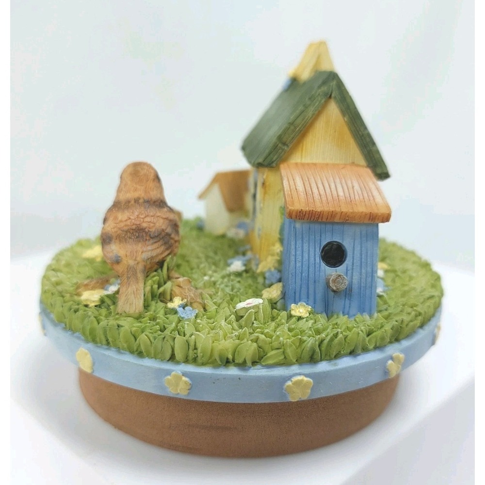 Our America By Yankee Candle Topper Spring Birdhouse 4093 3 7/8"x3.25" *READ - Picture 2 of 7